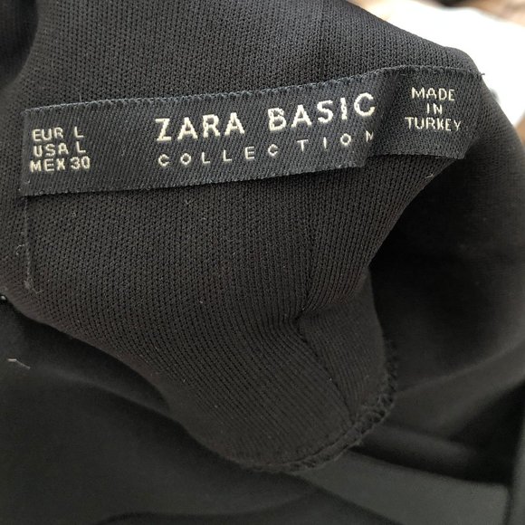 Zara Ruffle Cap Sleeve Open Back with Bow Dress - Sz L - Picture 6 of 6